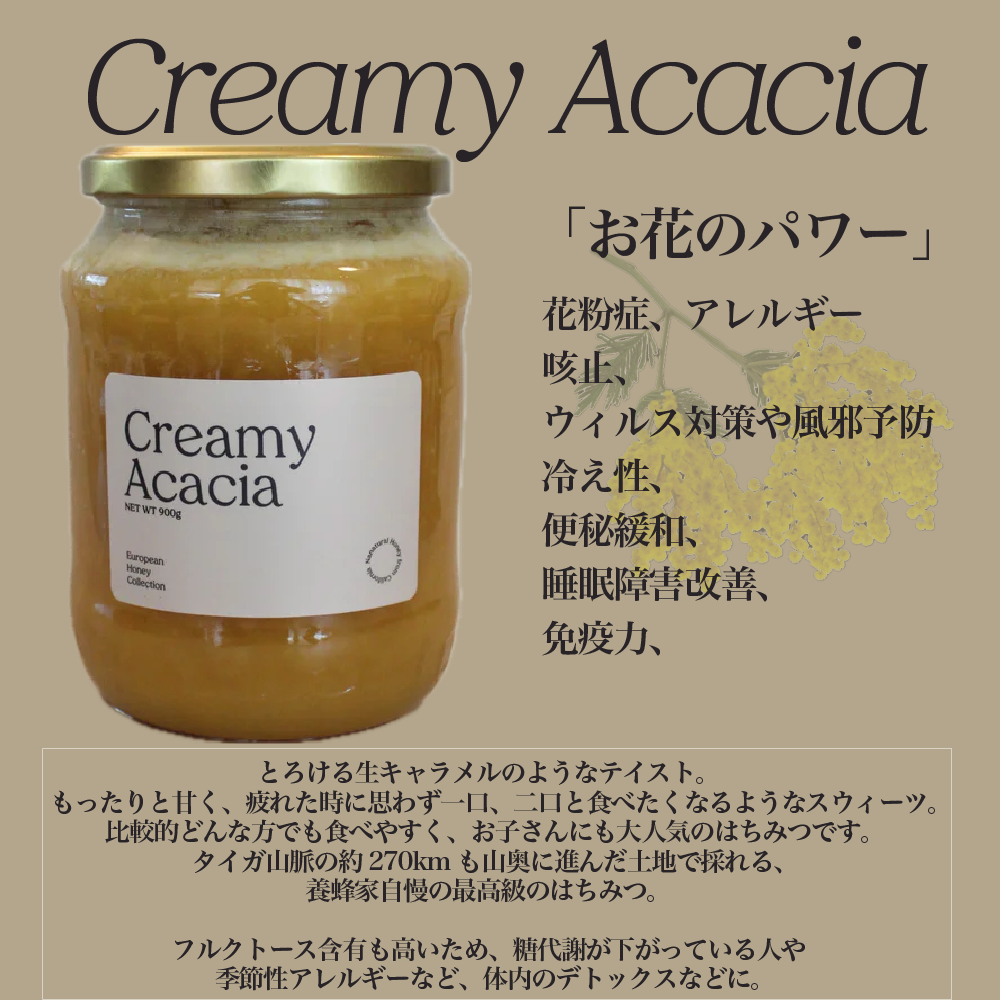 Creamy Acacia Honey
