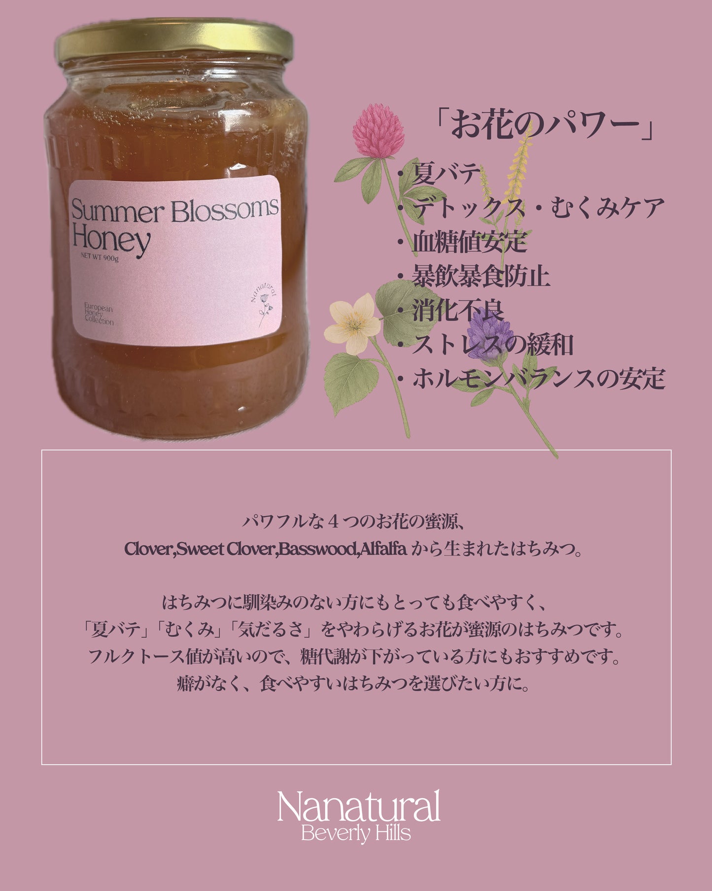 「New!Nanaのおすすめ」Summer Blossoms