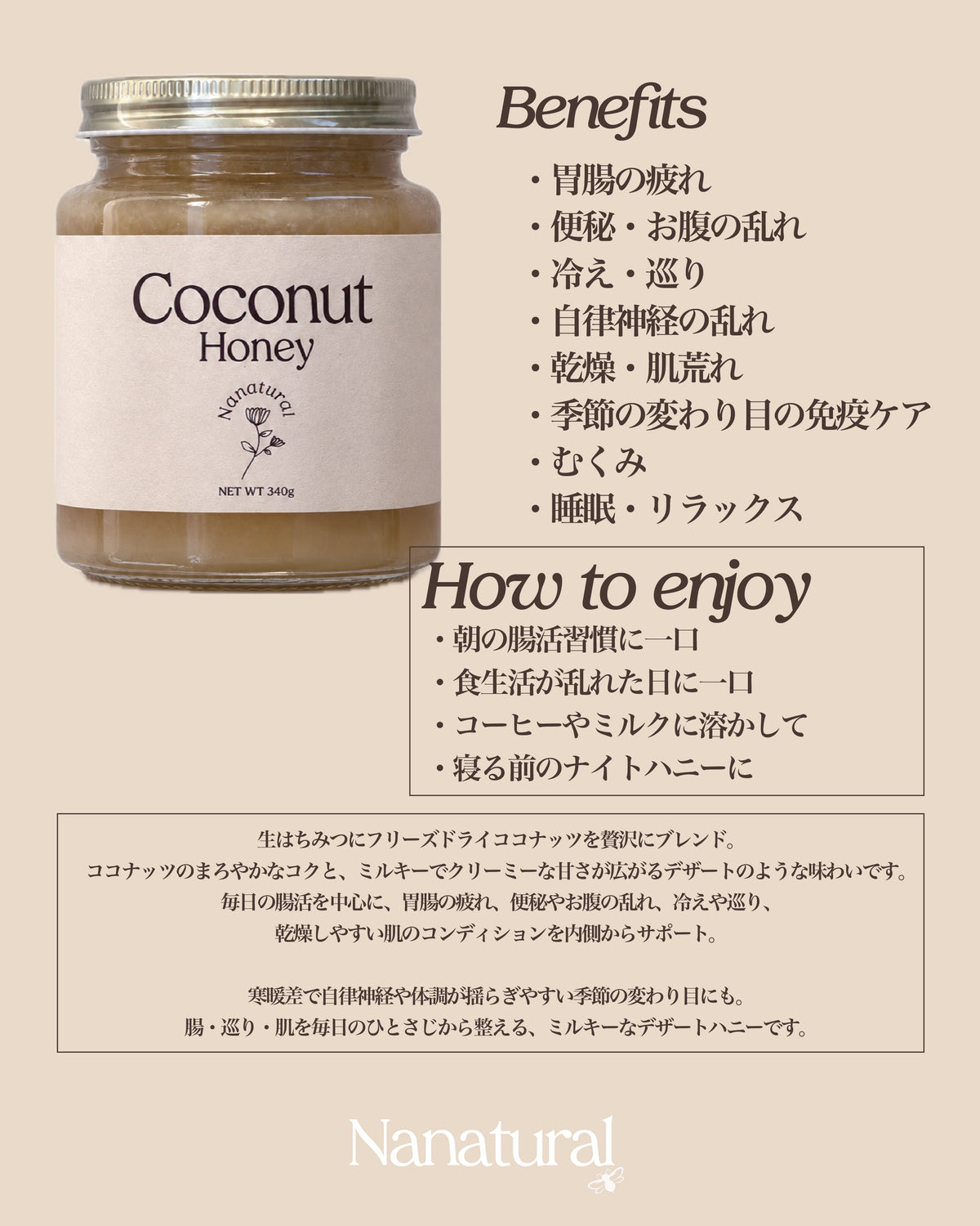【先着/数量限定】Mango & Coconut Honey
