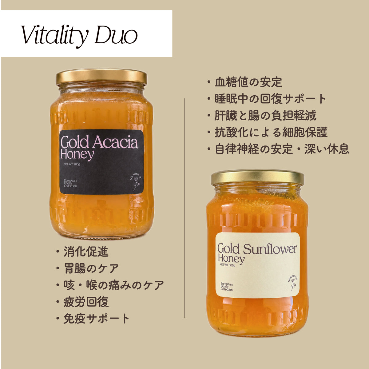 【先着限定Duo】Gold Acacia/Gold Sunflower
